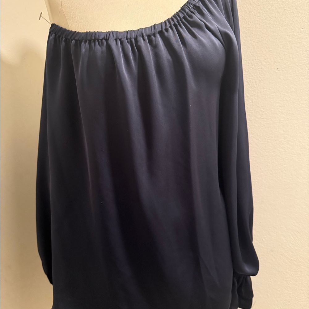 Chic Off-Shoulder Black Blouse